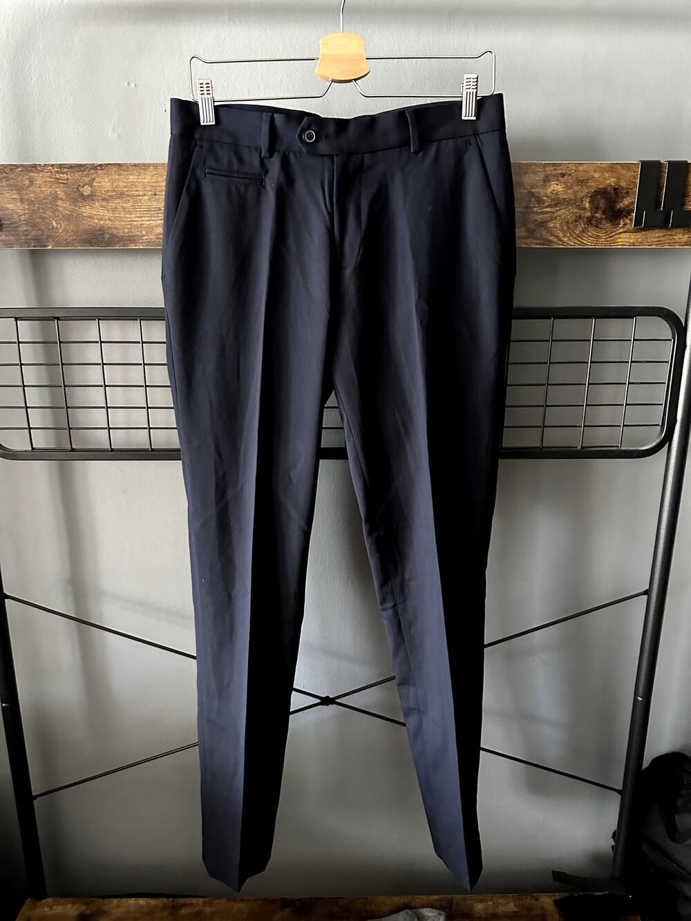 ASOS Men's Navy Skinny Fit Dress Pants | Size 33x32